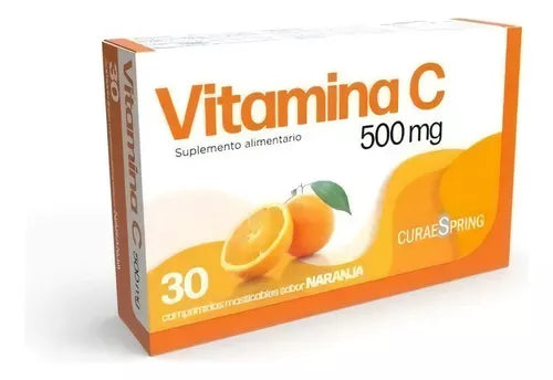 Vitamina 500 mg x 30 comprimidos Curae Spring